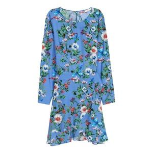 H&M open back ruffle detail dress NWOT